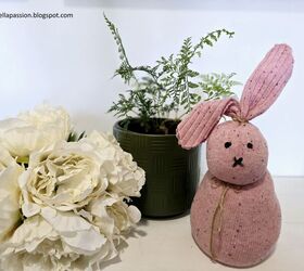 Conejo de Pascua de calcetines sin coser