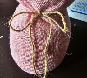 conejo de pascua de calcetines sin coser