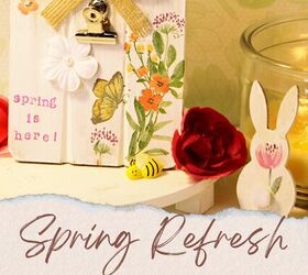 renovacin de primavera mini marco de fotos para la decoracin de temporada, Pin de Pinterest que muestra la decoraci n del marco de primavera