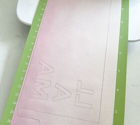 ideas diy para el da de la madre, Cortar tinta infusible con una Cricut Joy