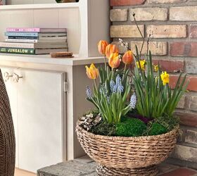 Cómo crear un sencillo arreglo floral con bulbos de primavera - A Life Unfoldi