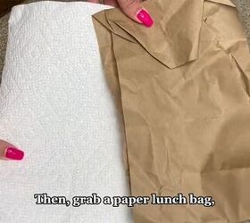 how to get wax out of carpet, Paper bag