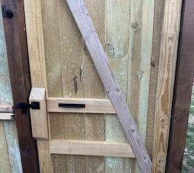 single privacy fence gate