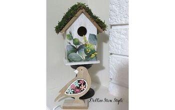 Two Easy Ways to Decorate a Wood Bird House