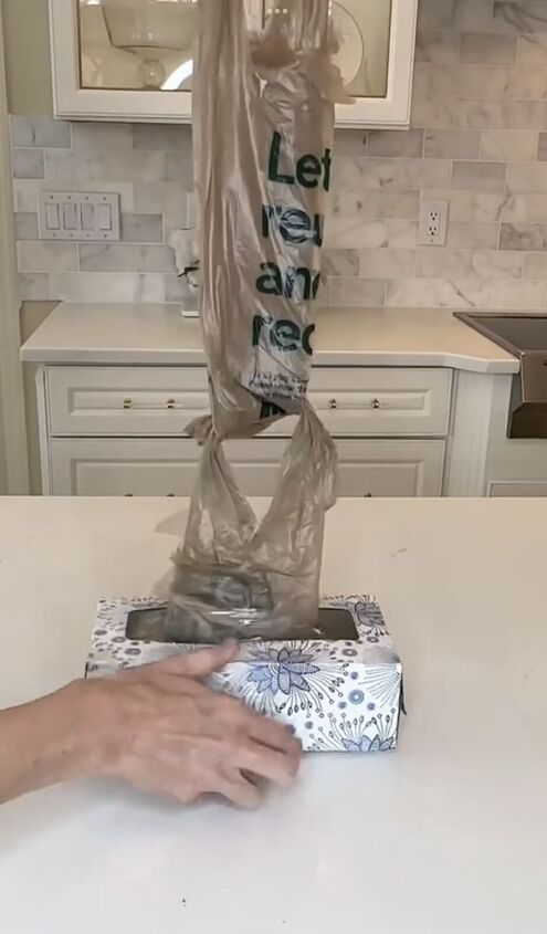 How to fold plastic grocery bags