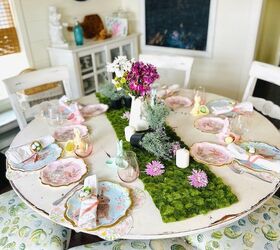 Entra en la primavera con esta encantadora mesa decorada con conejitos de Pascua