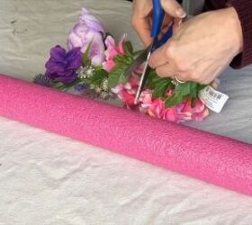 How to make a floral garland arrangement