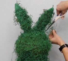 bunny topiary, Add a touch of magic to your front porch with an enchanting bunny topiary
