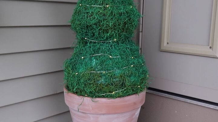 bunny topiary, DIY Easter bunny