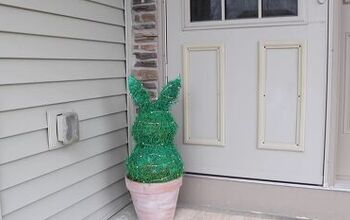 How to Make a Bunny Topiary: A Cheerful Front Porch Easter Decoration