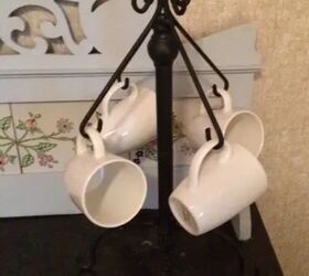 mi nueva estacin de caf inspirada en starbucks r, coffee mug stand finished