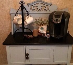 mi nueva estacin de caf inspirada en starbucks r, terminado Starbucks inspired coffee station