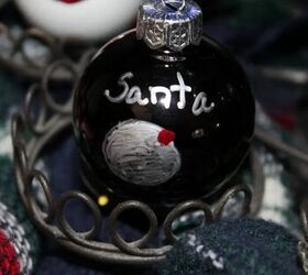 crea adornos nicos con sharpie extreme, sharpie chrismas ornaments santa cam