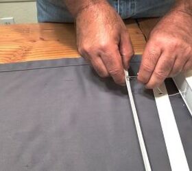 Use a safety pin to reattach the slats