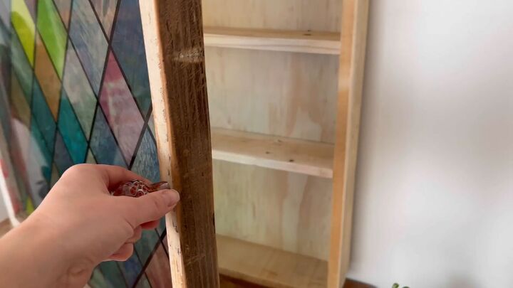 Repurposed Window Glass How to Create a Stained Glass Cabinet From Repurposed Windows | Hometalk