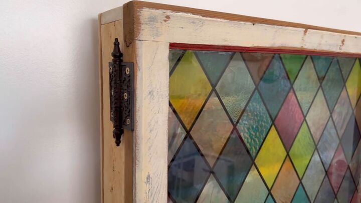 Repurposed Windows How to Create a Stained Glass Cabinet From Repurposed Windows | Hometalk