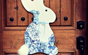 Blue & White China Inspired Bunny