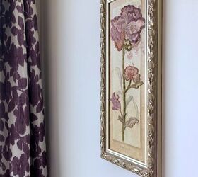 flores bordadas enmarcadas de tela de cortina de ducha
