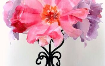 Vibrant Volume Decoupage Flowers DIY