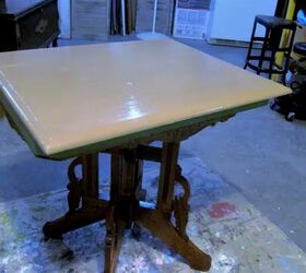 cmo revivir una mesa antigua, pintar una mesa 2