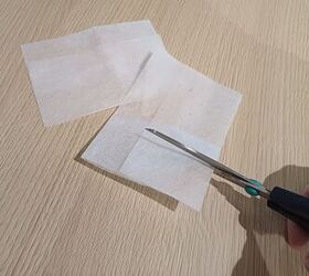 Cut dryer sheets into strips
