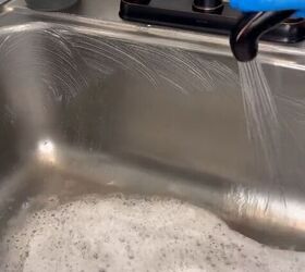Rinsing the sink