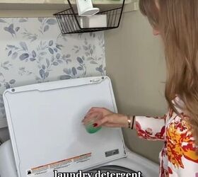 laundry hacks, Pouring the laundry detergent