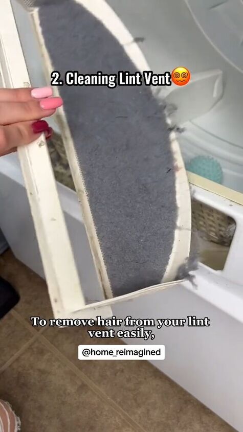 laundry hacks, Dirty lint vent