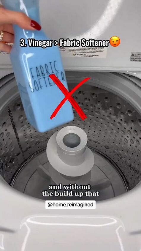 laundry hacks, Fabric softener