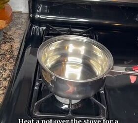 laundry hacks, Boiling water in a pan