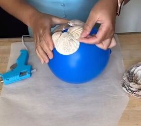 diy bowl, How to make a DIY shell vase