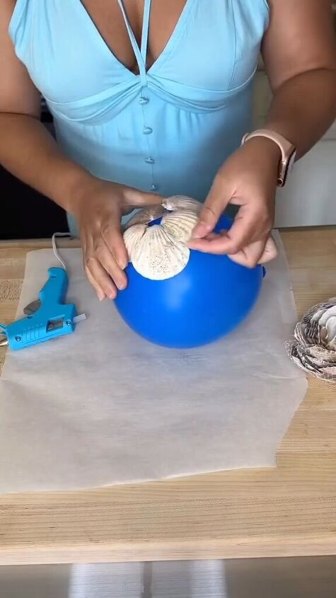 diy bowl, How to make a DIY shell vase