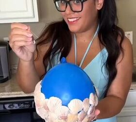 diy bowl, Popping the balloon