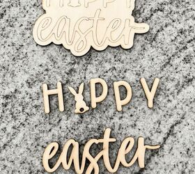 seales de pascua diy para bandejas escalonadas, Piezas para DIY Easter Sign