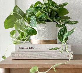 DIY textured planter by by Jessica