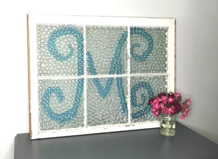 11 glass gem crafts diy decor ideas for your home, Glass gem mosaic art by Rob Courtney M