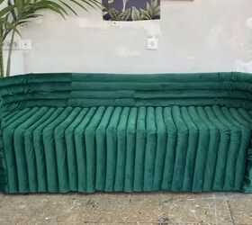 DIY pool noodle couch by Fashion Attack