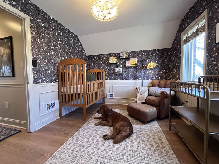 Our beautiful new nursery, complete with Malibu Wide Plank LVP in French Oak Crown