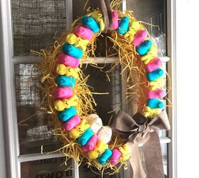 Spring Peeps wreath by Rob & Courtney M. 