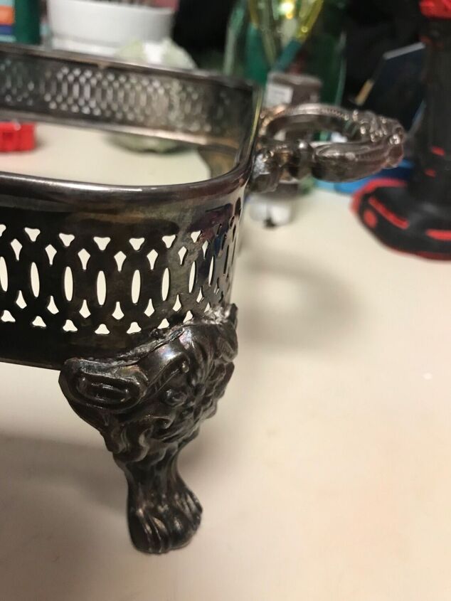 transform old casserole holders into cute trays