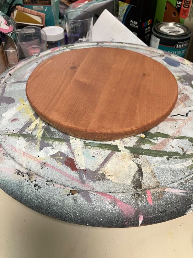 transform old casserole holders into cute trays