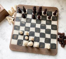 Tablero de ajedrez de imitación vintage
