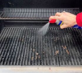 WD40 grill cleaning