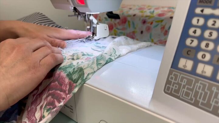 Sew your thrifted sheets together