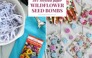 DIY Recycled Paper Wildflower Seed Bombs