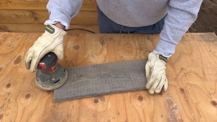 Create a stable base with wood planks