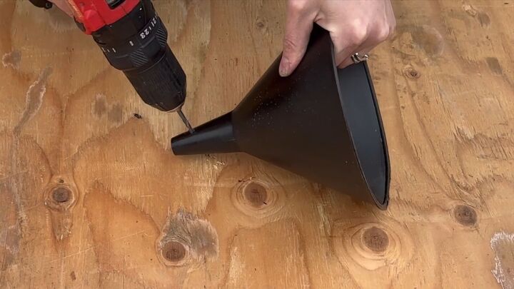 Homemade wooden sconce