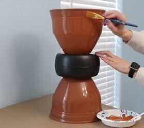 diy anthropologie inspired plant stand