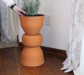 diy anthropologie inspired plant stand