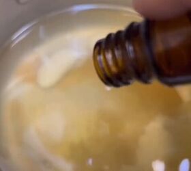 Adding drops of fragrance oil